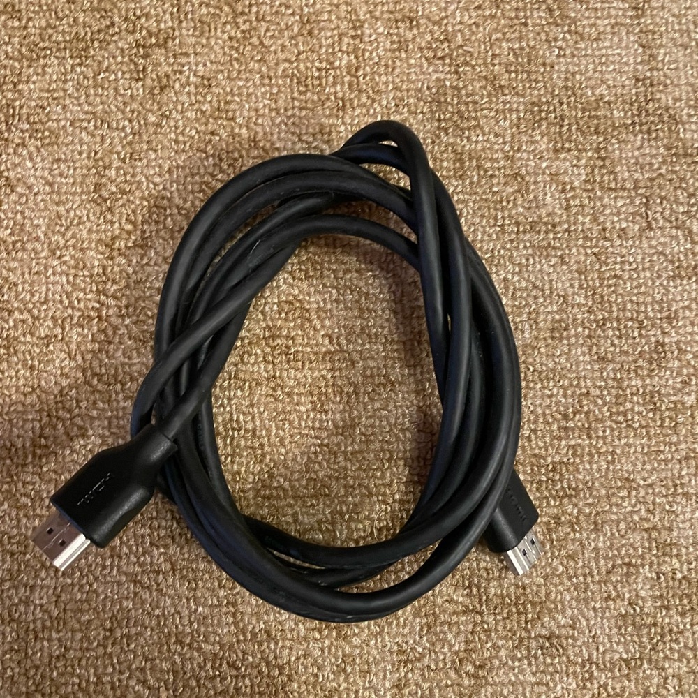 Black HDMI Cable